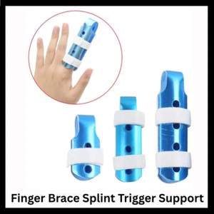 Finger Brace Splint Trigger Support Adjustable Seniors Joint Fix Pain Corrector - Picture 1 of 6