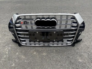For Audi Q3 8U SQ3 RSQ3 2016-2018 Front bumper mesh Silver Grill Grille - Picture 1 of 4