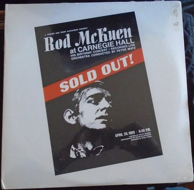 ROD McKUEN, At Carnegie Hall USA New Sealed 2LP FREE SHIPPING Foto 1 de 2