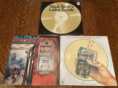 Chuck Berry Golden Decade Lp’s Vol. 1,2 &3 All Excellent Condition 6..Lp’s! - Image 1 of 4