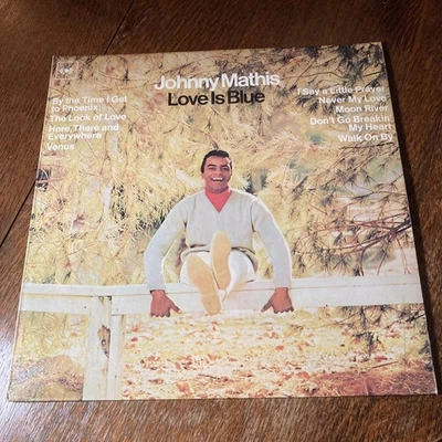 Johnny Mathis- Love Is Blue - CS 9637 Vinyl Record LP - Image 1 of 2
