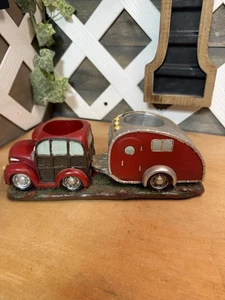 Wilcor Woody Car/Camper Salt & Pepper Holder Picnics BBQ Fun No Shakers - Picture 1 of 4