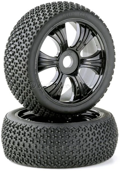 Buggy Räder Carson LP 1/8 black mit Off Road Reifen (2) - Bild 1 von 1