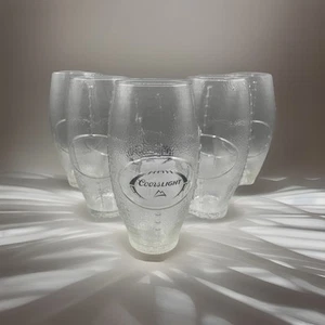 5 x Libby FOOTBALL Shaped Drinking Glasses Oval NFL Cups Mugs Beer Stein 23 Oz - Picture 1 of 6