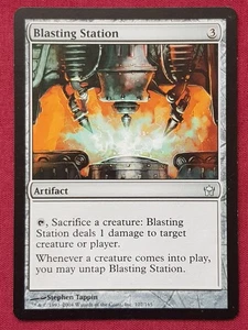 Magic The Gathering FIFTH DAWN BLASTING STATION artifact card MTG - Picture 1 of 2