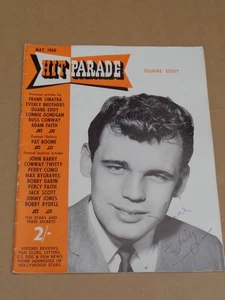 Hit Parade Magazine May 1960 Duane Eddy cover (Hand Signed) - Picture 1 of 2