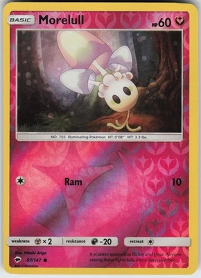 Played Reverse Holo Morelull 97/147 Common  SM - Burning Shadows - Image 1 of 2