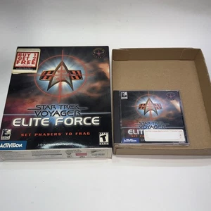 Star Trek Voyager Elite Force Activision Big Box PC Computer Game No Manual - Picture 1 of 7
