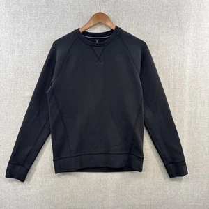 Ten Thousand Recover Crew Sweatshirt Mens Small Black Stretch Training Gym Adult - Picture 1 of 14