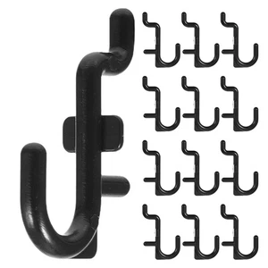 100 Piezas Tablero de Clavijas Accesorios Colgador Forma de J Clavijas Ganchos Estante - Imagen 1 de 20