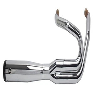 S&S Cycles SUPERSTREET 2:1 CHROME EXHAUST 50 STATE - Picture 1 of 1