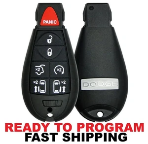 7 BUTTON REMOTE KEY FOB FOBIK FOR 2008-2020 DODGE GRAND CARAVAN - Bild 1 von 2