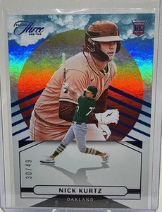 Nick Kurtz RC On the Horizon 2025 Panini Three and Two A's #31/49 Oakland A’s - Picture 1 of 17