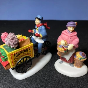 Dept 56 pezzi di ricambio venditori di fiori lotto di 2 - Foto 1 di 7