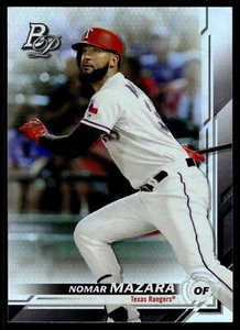 2019 Bowman Platinum #70 Nomar Mazara - Picture 1 of 2