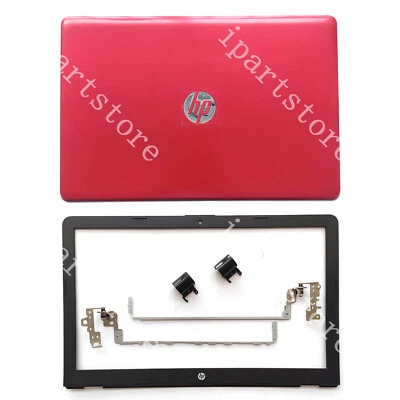 Nuevo Para HP 15BS 15-BS LCD Cubierta Trasera Rojo Bisel Frontal Bisagras Cubierta L03441-001 Foto 1 de 4