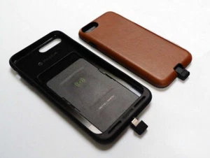 Funda protectora mophie Wireless Charge Force para Apple iPhone 7/7 Plus negra/bronceada - Imagen 1 de 12