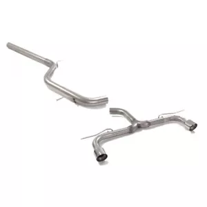Demi Ligne échappement catback inox pour VW Golf 7 GTI ou Seat Leon Cupra 5F - Picture 1 of 1