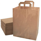 Paper Bags - Pack of 25 - Extra Thick 130 GSM Paper Bags with Handles 