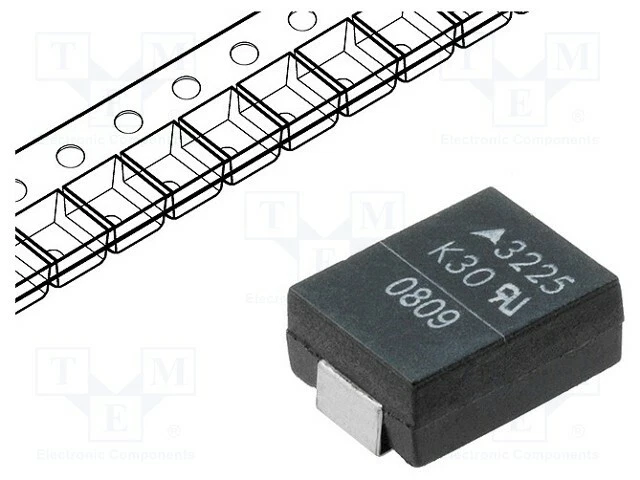 Варистор: оксид металла SMD 400A 275VAC 350VDC 3225 8.6J 100mW B72650M0271K072 SM - Изображение 1 из 1