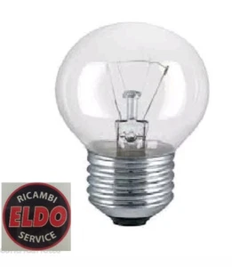 LAMPADINA PER CAMINETTO FORNO ALTE TEMPERATURE 230V 25W ATTACCO GRANDE E27 - Foto 1 di 1