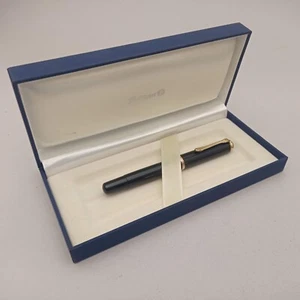 Pelikan M400 Black Old Style Piston Fountain Pen 14k KEF Flex VTG In Case RARE - Picture 1 of 15