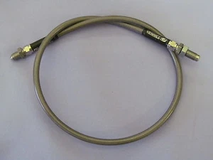 06-9167S NORTON COMMANDO 750cc 850cc FRONT BRAKE HOSE STAINLESS 28" - Picture 1 of 1