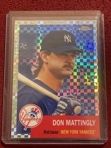 Don Mattingly 2022 Topps Chrome Platinum Anniversary X-Fractor