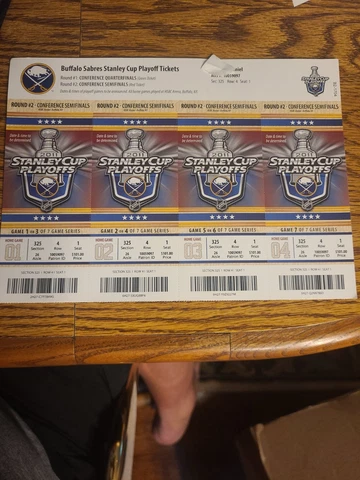 Buffalo Sabres 2011 Eastern Conference Semifinal playoff Phantom tickets rare Cover