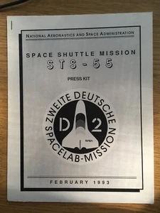 ORIGINAL NASA SPACE SHUTTLE STS-55 PRESSEMAPPE FEBRUAR 1993 SPACELAB MISSION - Bild 1 von 1