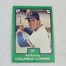1984 Columbus Clippers TCMA #3 Pat Rooney (A)