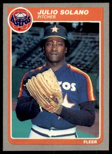 1985 Fleer Julio Solano 101 Baseballl Cards #363