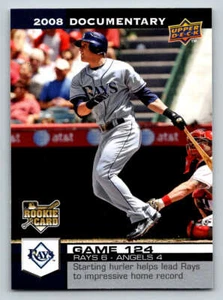 2008 Upper Deck Documentary #3711 Evan Longoria RC (ref 175455) - Picture 1 of 2
