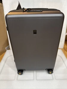 LEVEL8 Luminous Handgepäck Koffer, 20" Hartschalengepäck mit TSA-Schloss Neu Grau - Bild 1 von 10
