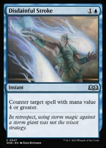 Disdainful Stroke X4 (Wilds of Eldraine (2023)) MTG (NM) *CCGHouse* Magic - Picture 1 of 1