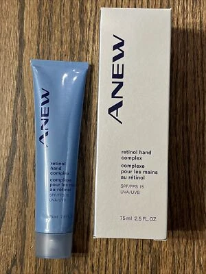 NUEVO ANEW por Avon Retinol Complejo de Manos 2.5 FL OZ SPF 15 De Colección UVA/UVB Foto 1 de 4