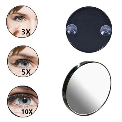 5x or 10x or 15x Magnifying Make Up Eyebrow Mirror With Suction Cups Travel - Image 1 of 4