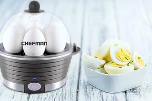 Chefman Egg Cooker Electric Countertop Modern Stylish Design Six Capacity ~ New  - Picture 1 of 5