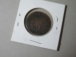 VINTAGE CANADA 1812 TOKEN PAYABLE J.BROWN HALF PENNY NO21 - Picture 1 of 4