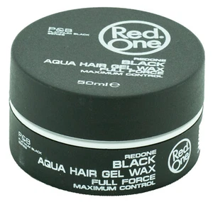 RedOne AQUA HAIR GEL WAX NEW BEST Full Force Black 50ml/1.7oz - Picture 1 of 1