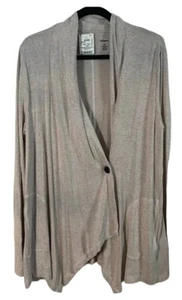Style & Co Sweater Cardigan Rose Beige Color Pockets Button Sz XL New With Tags - Picture 1 of 7