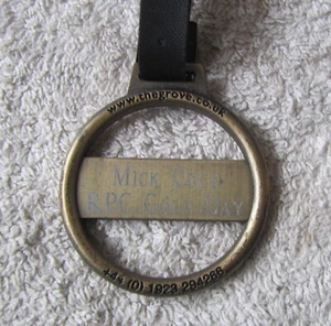 The Grove Golf Bag Tag London's Country Estate - Mick Cole RPC Golf Day - Picture 1 of 2