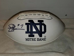 JOE THEISMANN NOTRE DAME FIGHTING IRISH SIGNED/AUTOGRAPH LOGO FOOTBALL W/COA - Bild 1 von 3