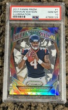 2017 Prizm Deshaun Watson Prizm Illumination Rookie Card RC #1 PSA 10