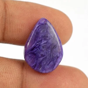 9.4 Cts Natural Charoite Free-Form Cabochon Gemstone Pendant Ring VG573 - Picture 1 of 4