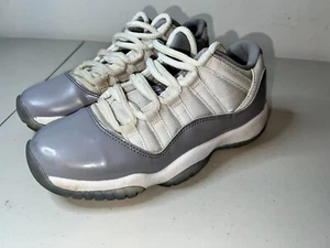 Nike Air Jordan 11 Retro GS Boy's 4Y Low Cement Gray Comfort Athletic 528896-140 - Picture 1 of 11