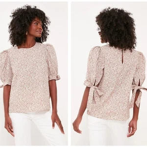 TUCKERNUCK x HYACINTH HOUSE Bluse Fiona Blumen rosa grün Gr. L {2C3} - Bild 1 von 5