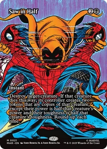 Saw in Half (Borderless) [Marvel Universe: Eternal-Legal] Foil Near Mint - Bild 1 von 1