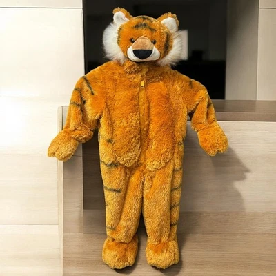 Auténtico Disfraz de Tigre para Niños Conjunto Con Capucha Piel Sintética Juegos con disfraces Halloween 18 Meses Foto 1 de 4