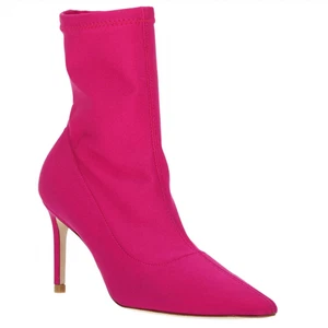 Stuart Weitzman Stuart 75 Damen-Stretch-Bootie Größe 7,5 pink magenta neu ohne Karton - Bild 1 von 13